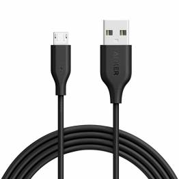 Anker Powerline Micro-USB kabel 0,9m/1,8m sort