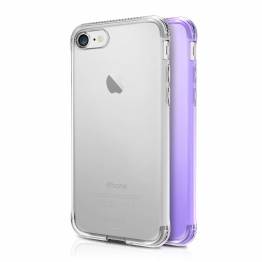 ITSKINS slim silikone Protect Gel iPhone 6, 6s, 7 & 8 plus cover dobbelt 2x pakke, Farve Klar & Lyse Lilla
