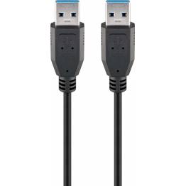 USB til USB kabel på 1,5m type A til type-A