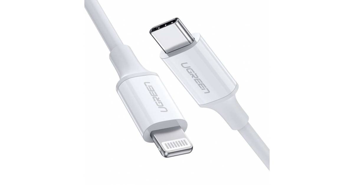 Ugreen USB-C Lightning MFi 1m - 300 dages returret