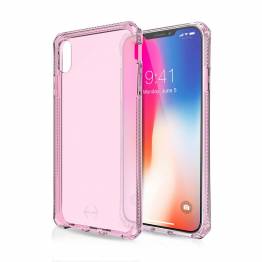  ITSKINS Cover til iPhone Xs Max Gennemsigtigt Pink