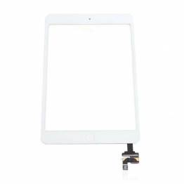 Billede af iPad Mini 3 skærm hvid. Digitizer i høj kvalitet