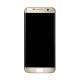 Samsung Galaxy S7 Edge skærm guld. Original