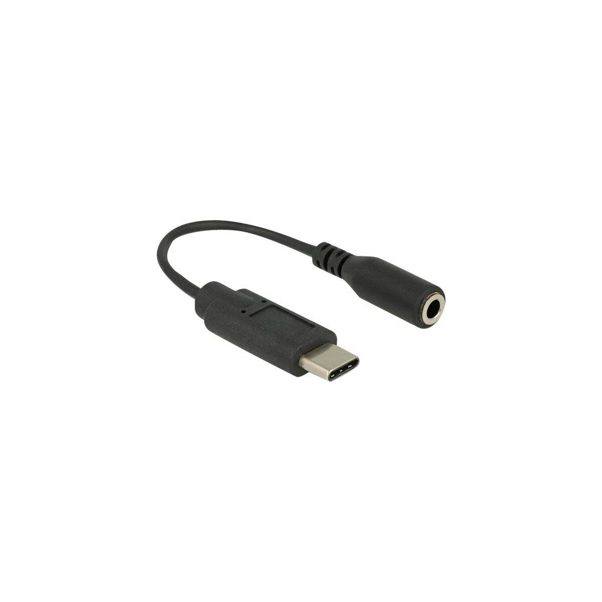 USB-C Mini jack 3.5mm DELOCK - Hurtig levering