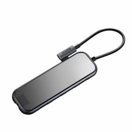 Baseus Slim USB-C MultiPort Adapter V2 med HDMI, 3x USB 3.0 Ports og Netværk