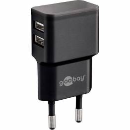 GooBay dual USB oplader 2x USB oplader (op til 12W)