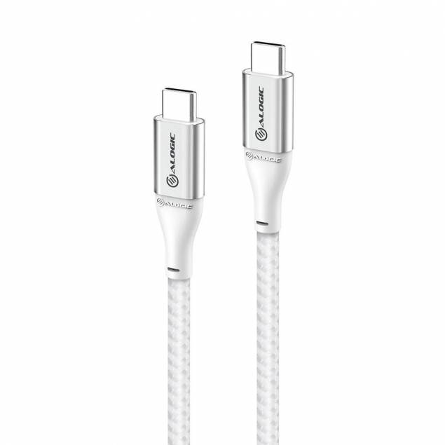 ALOGIC Ultra USB-C oplader kabel op til 100W Silver 0,3m / 1,5m / 3m