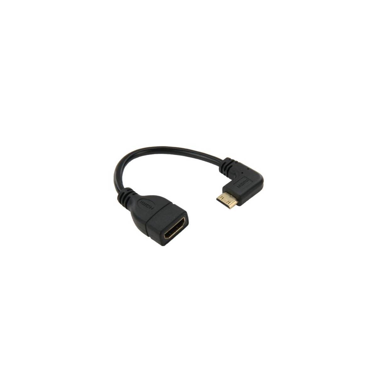 Mini HDMI med vinkel - Dag-til-dag levering