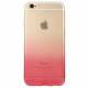 Slim silikone solopgang cover til iPhone 6/6s lyserrød