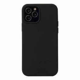 Kina OEM LÃ¦kkert iPhone 12 mini silikone cover 5,4" flere farver, Farve Sort