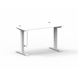 Nordic Office FlexiDesk Home hæve sænke bord hvid 120x60cm