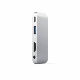 Satechi USB-C Mobile Pro Hub, Sølv