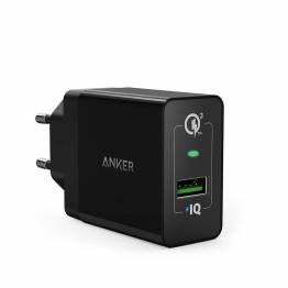 Anker PowerPort+ 1 Quick Charge 3.0 Vægoplader, Sort