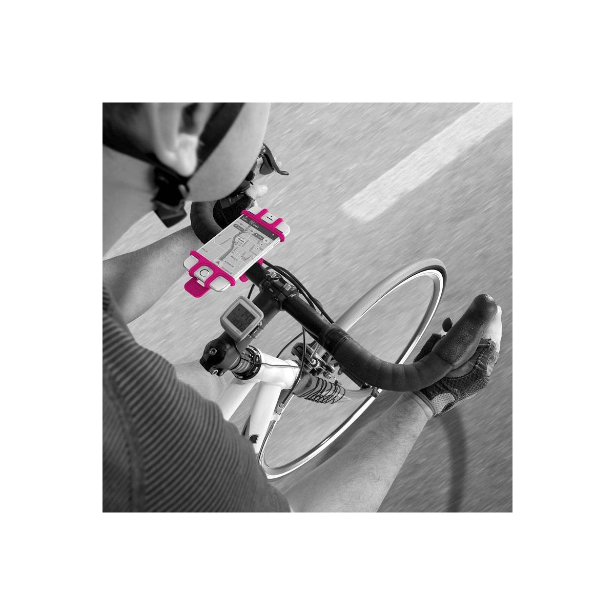 Celly Easy Bike Universal mobilholder Pink
