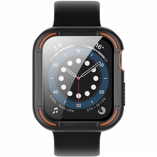 Nillkin Apple Watch cover 4/5/6/SE 40mm - Sort/Orange