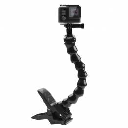 PULUZ universal stærk klemme med flex arm til GoPro m fl action kamera