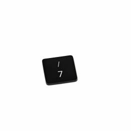 7 og skråstreg knap til Macbook - DK layout