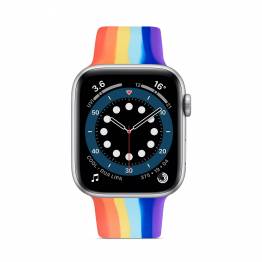  Apple Watch rem i silikone 38/40mm - Rainbow