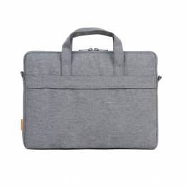  POFOKO 13" MacBook taske med skulderrem og ekstra opladertaske - grå