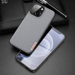  DUX DUCIS Fino iPhone 13 mini 5,4" cover med vævet overflade - grå