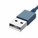 Baseus Superior 3-i-1 kabel USB til Lightning, MicroUSB og USB-C - blå