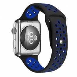 Se Apple Watch rem i silikone - god til sport, Størrelse 42, 44, 45 & 49mm, Farve Mørke Blå hos Mackabler.dk