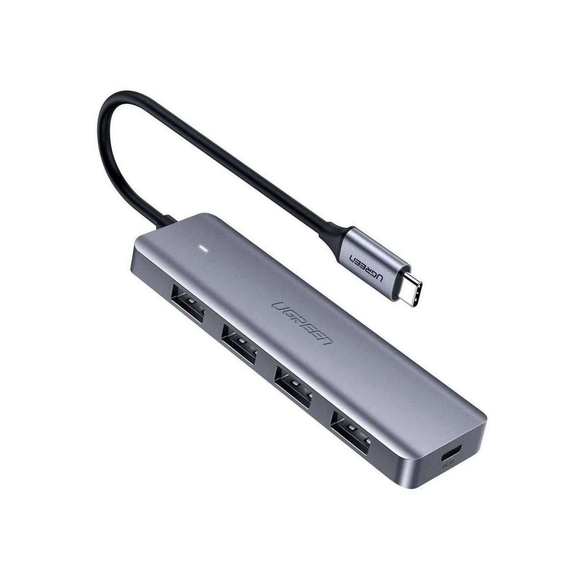 Ugreen USB-C til 4-port USB MicroUSB til ekstra strøm