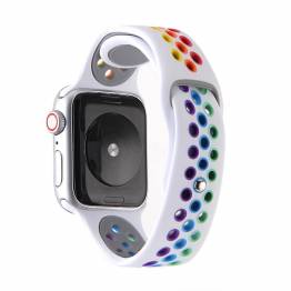 OEM Apple Watch rem i silikone - god til sport, Størrelse 38, 40 & 41mm, Farve Multifarvet