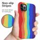 iPhone 13 mini silikone cover 5,4" - Rainbow