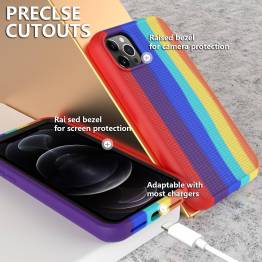  iPhone 13 silikone cover 6,1" - Rainbow