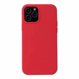 iPhone 13 mini 5,4" beskyttende silikone cover - Carmine rød