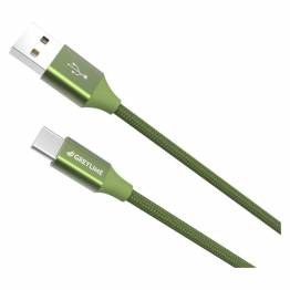  GreyLime Braided USB-A til USB-C Kabel Grå 1 m