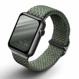 UNIQ Aspen Apple Watch flettet rem 38/40/41 mm - Grøn