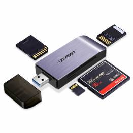 4-i-1 USB 3.0 kortlæser (SD, CF, microSD, MS) fra Ugreen