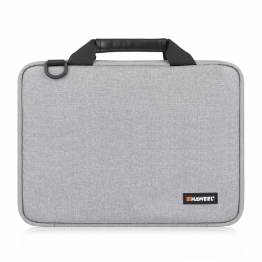  HAWEEL 14" MacBook taske med praktisk tilbehørs-rum og bærerem - Grå