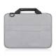 HAWEEL 14" MacBook taske med praktisk tilbehørs-rum og bærerem - Grå