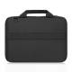 HAWEEL 14" MacBook taske med praktisk tilbehørs-rum og bærerem - Sort