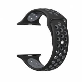 OEM Apple Watch rem i silikone - god til sport, Størrelse 38, 40 & 41mm, Farve Grå