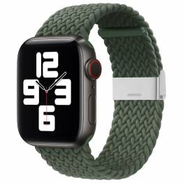 Justerbar flettet Apple Watch rem 38/40/41 mm - Grøn
