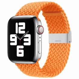 Justerbar flettet Apple Watch rem 42/44/45 mm - Orange