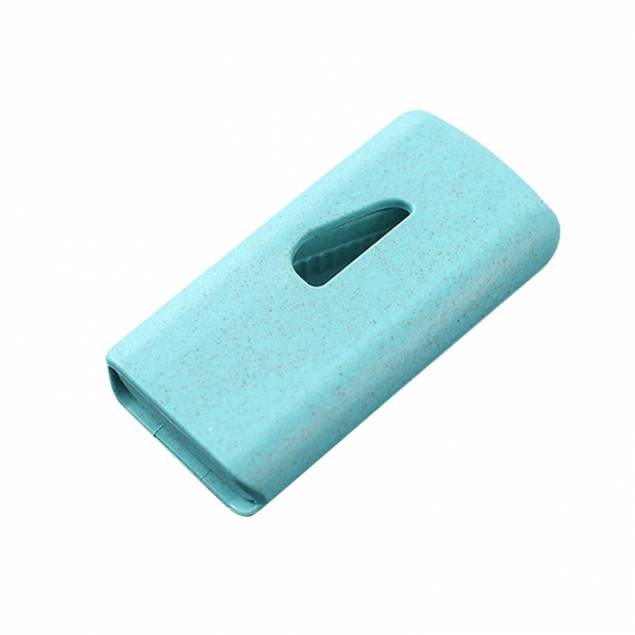 Pille-deler i bæredygtigt hvedefiber materiale - Blå