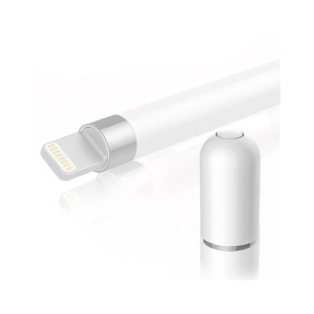 Magnetisk beskyttelseshætte til Apple Pencil 1 - Hvid