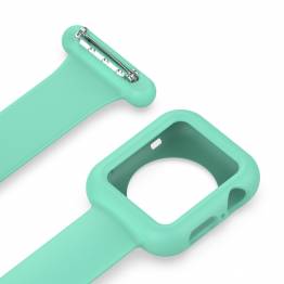  Apple Watch rem i silikone til sygeplejersker 38/40/41mm - Mintgrøn