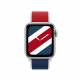 Apple Watch loopback rem 42/44/45 mm - Rød, hvid og blå