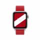 Apple Watch loopback rem 38/40/41 mm - Rød og hvid