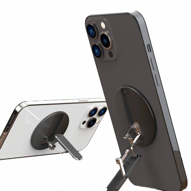 Magnetisk 360° stander til iPhone 12 og 13 - Sort