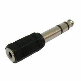  Mini Jack (6,35mm) til jack adapter(3,5mm) Stereo