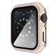 Apple Watch 4/5/6/SE 40mm cover og beskyttelsesglas m diamanter - Rosaguld