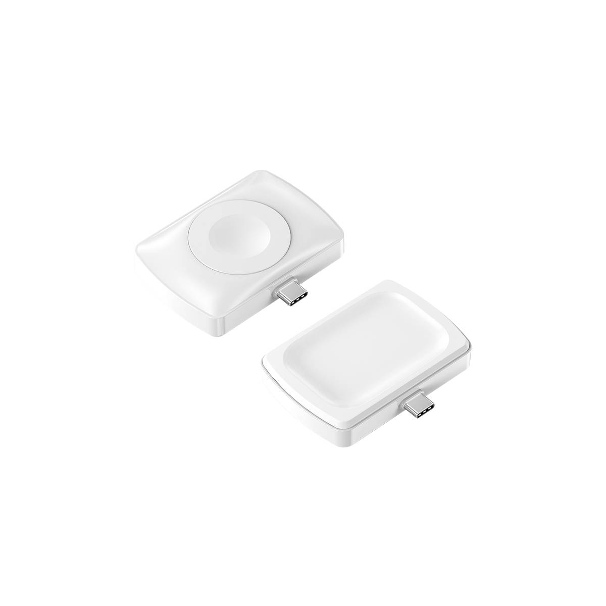 Marvel Søjle Compose 2-i-1 oplader til Apple Watch og AirPods 2/3/Pro med USB-C - Hvid