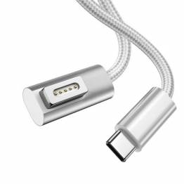 USB-C til Magsafe 1 PD hurtig opladning vævet kabel - 100W - 1,8m